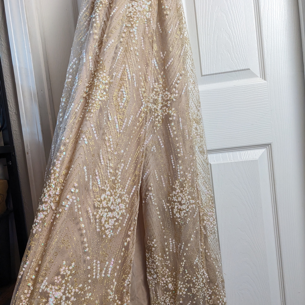 Morning Mist New York Nights Maxi Dress in Gold - Picture 6 of 14